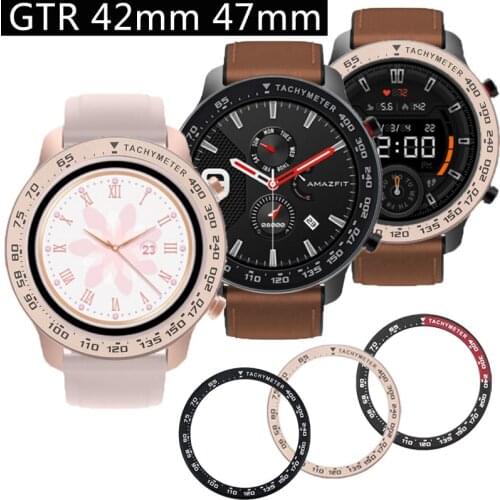 Anti Scratch Protection Ring For huami amazfit gtr 47mm 42mm Ring sapphire Watch Dial Bezel Styling Case metal Cover