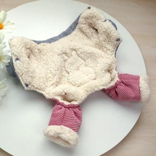 Winter Pet Clothes for Dog Jumpsuit Thick Warm Dog Coat Jacket Outfit Puppy Yorkshire Pomeranian Schnauzer Poodle Dog Clothing