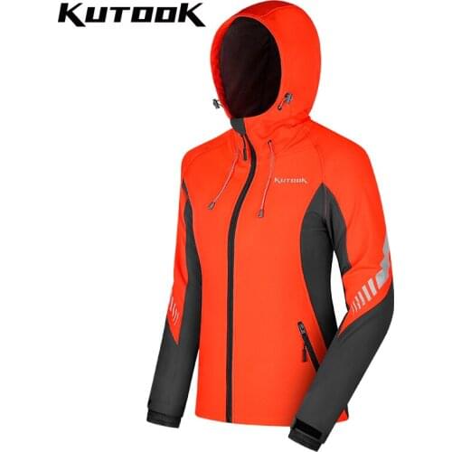 KUTOOK Winter Womens Softshell Jacket Thermal Outdoor Sport Coat Windproof Waterproof Hiking Cycling Running Climbing Clothes