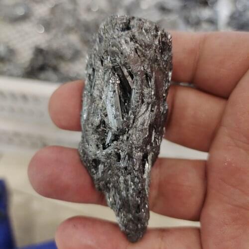 1pcs 240-340g Natural rare Stibnite mineral specimen stones and crystals healing crystals quartz gemstones