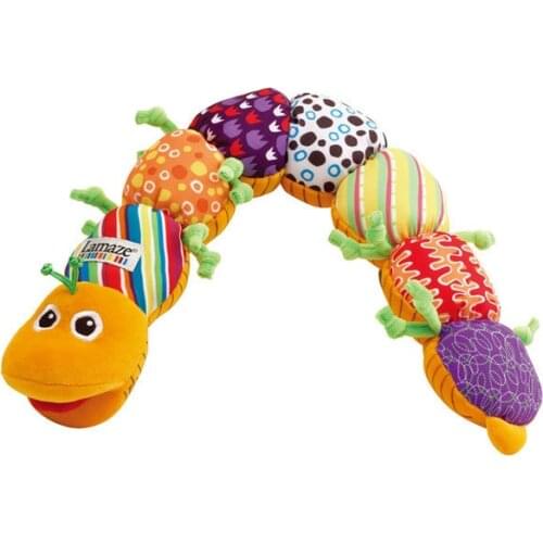 1PC/LOT.Musical inchworm.music bug Baby Rattles Baby Mobiles Plush Soft Toys Educational Baby Toys for Baby Free shipping