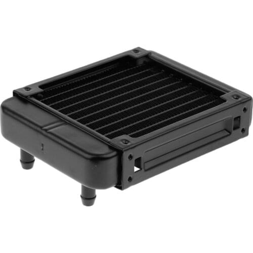 120mm 10 Pipe Laptop Water Cooling System Liquid Heat Exchanger Row Radiator