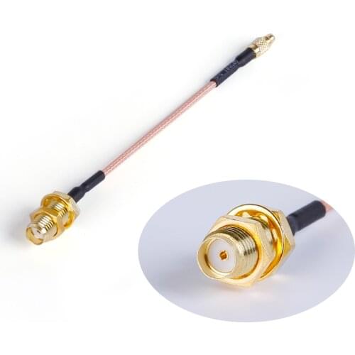 2pcs/1pair iFlight MMCX to RP-SMA Female / SMA Female Adapter Cable 100mm for Bumblebee HD /TITAN DC5 HD /Chimera7 HD drone part