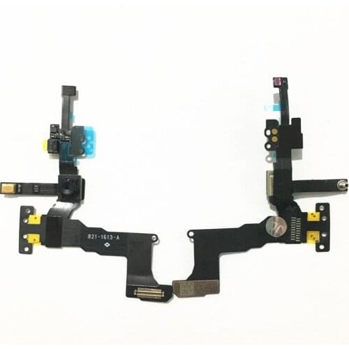 AAA Qualirty 100% New 5pcs/lot Facing Front Camera Light Proximity Sensor Flex Cable Replacement Part For iPhone 5C 821-1613-A