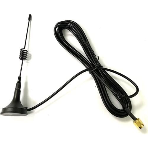 433Mhz antenna 5dbi with A small disk suction cup base Radio Aerial SMA Male connector NEW Wholesale