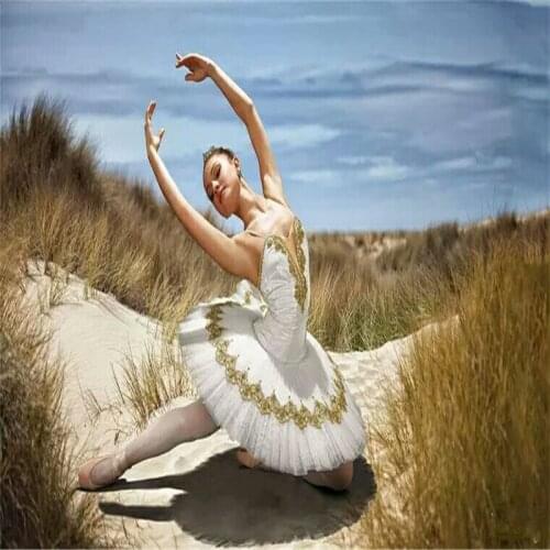 White professional ballerina ballet tutu for child children kids girls women adults ballerina party ballet dance costumes girls