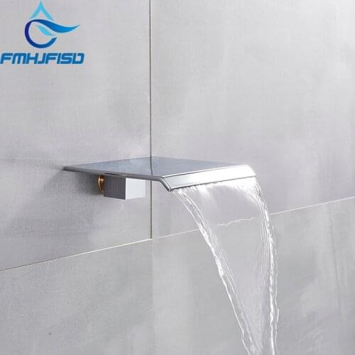 Free Shipping Bathroom Chrome Finish Brushed Nickel Accessories Replace Tub Spout Wall Mounted