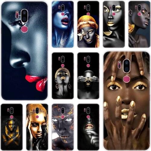 Black sexy girl Soft Case For LG G5 G6 Mini G7 G8 G8S V20 V30 V40 V50 ThinQ Q6 Q7 Q8 Q9 Q60 W10 W30 Aristo 2 X Power 2 3 Cover