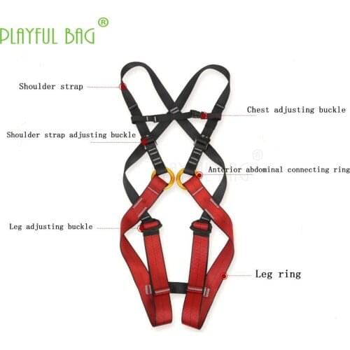 Childrens Rock Climbing Seatbelt Indoor Extension Whole Body Seatbelt Safety Belt Rapid Drop Protection Belt ZL35