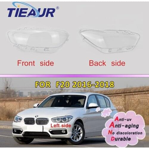 For 116i 118i 120i F20 Front Headlight Transparent Glass Lens cover Lampshade Shell 16-18 Clear Car Light Cover Replacement DIY