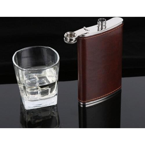 US STOCK UK Hip Flask 5 6 7 8 9 10oz Stainless Pocket Drink Holder Whisky Liquor Vodka