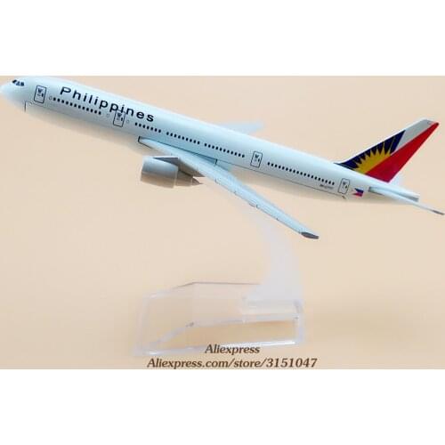 16cm Alloy Metal Air Philippines Boeing 777 B777 Airlines Airplane Model Airways Plane Model Diecast Aircraft Gifts