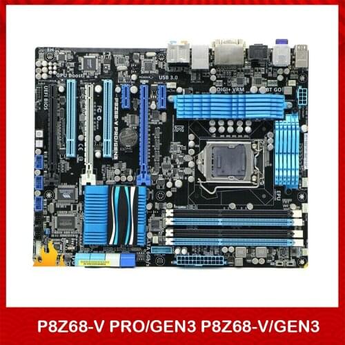 Desktop Motherboard For Asus for P8Z68-V PRO/GEN3 P8Z68-V/GEN3 LGA1155 3770K Fully Tested, Good Quality