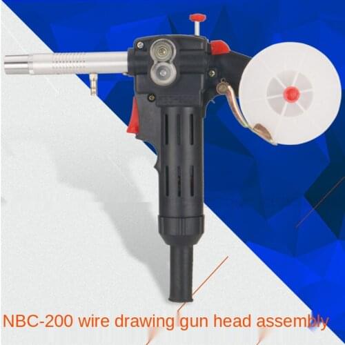NBC-200A MIG Portable Welding Torch, Wire Reel Gun, Push-pull Feeder, Welding Torch Without Cable