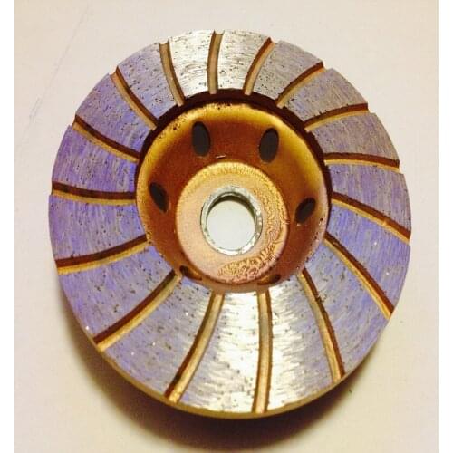 FREE SHIPPING 1PC high quality 100*20*10mm super strengthened big turbo cup wheel for grinding marble/granite/ceramic/concrete