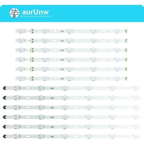 New kit 12pcs LED backlight strip for Samsung UE48JU6060 V5DU-480DCA-R1 V5DU-480DCB-R1 BN96-34793A BN96-34794A UE48JU6400K
