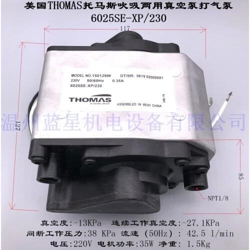 Original 150109 150129 150108 150113 150057 Oil-Free Pump Vacuum Pump 6025SE-XP/230 DC24V DC12V AC115V