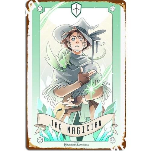 Hhlr Tarot Rook Lunera Poster Metal Plaque Printing Kitchen Club Wall Decor Tin Sign Poster