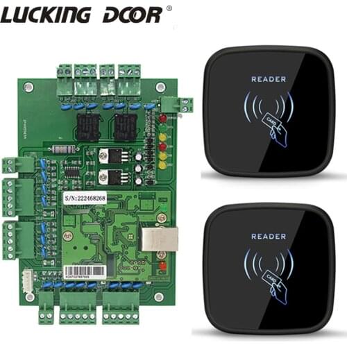 Network Access Control Panel Board With Software Communication Protocol TCP/IP Board WG Reader door access control system kit