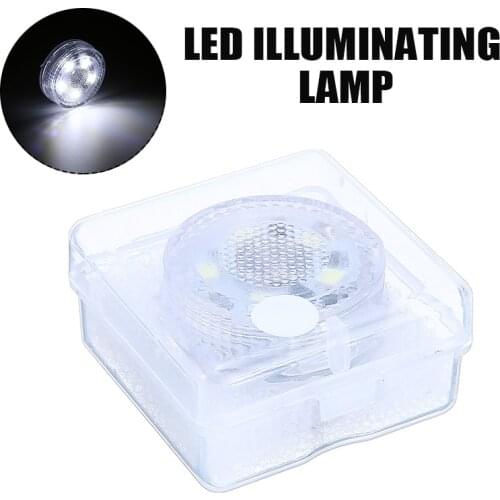 Blue/White/Purple One-button Portable Self-adhesive Home Car Led Touch-sensor Light Home Outdoor Night Light Waterproof