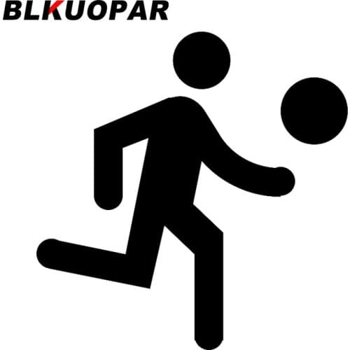 BLKUOPAR for Ansparent Sports Icon Car Stickers Sunscreen Fashionable Decals Motorcycle Helmet Trunk Decor Custom Printing