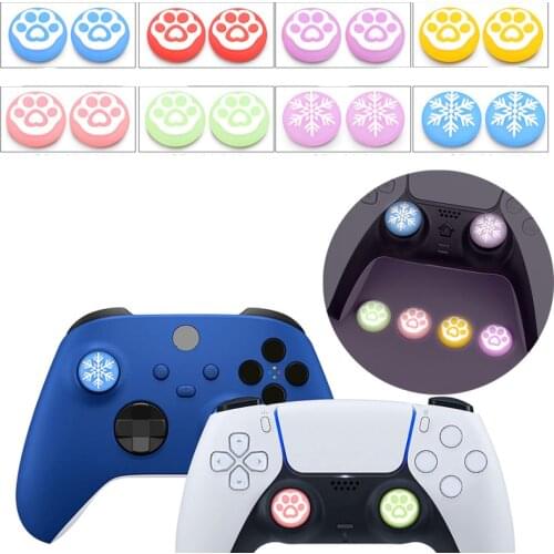 Luminous Thumb Stick Grip Cap Joystick Cover Thumbstick Case For Sony PS5 PS4 PS3 Xbox One/360 Series X/S Switch Pro Controller