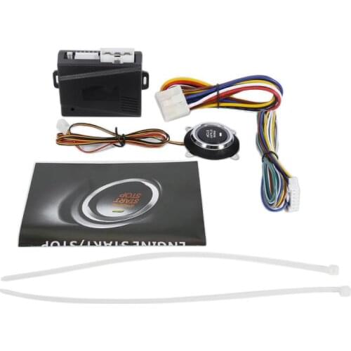 Universal DC 12V Car Start Stop Button Engine Push Start Button Alarm RFID Lock Keyless System Theft Protection System Dropship