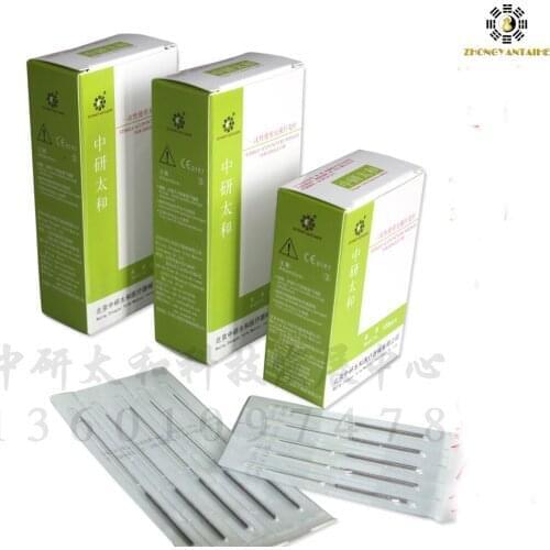 Zhongyantaihe sterile individually wrapped disposable acupuncture needles beauty massage needle 5 lots 35% discount