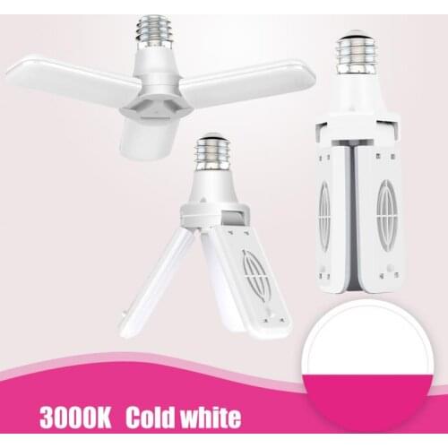 1pc Led Garage Lights Super Bright 30W Deformable Garage workshop Ceiling Bulbs adjustable LED heads Industrial Work Light