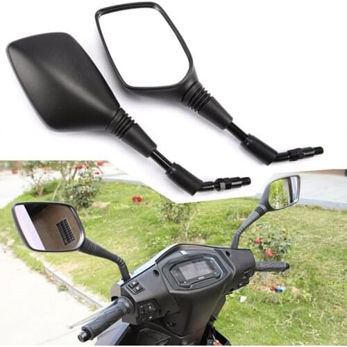 10mm Electric Motorcycle Rearview Mirrors,For SUZUKI UU125T-2 UY125T , Rear View Mirrors Back Side Increase