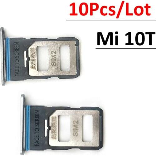 10Pcs/Lot, Sim Card Tray Slot Holder Adapter Socket For Xiaomi Mi 10T Mi10T Repair Parts