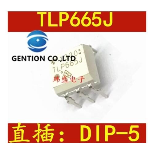 10PCS TLP665 TLP665J DIP-5 TLP665JF high-speed photoelectric coupling in stock 100% new and original