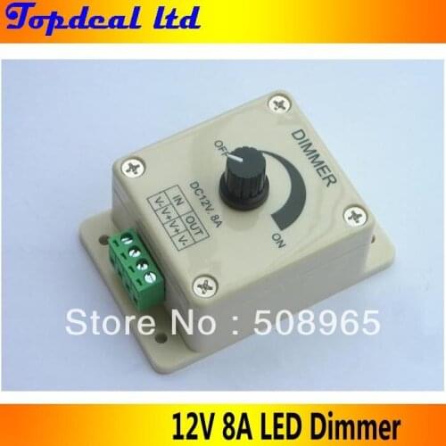 DC 12V-24V 8A Manual Dimmer Adjustable Brightness For Led Light, led strip light