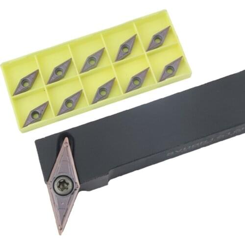 1pc SVUBR1616H16 SVUBR2020K16 SVUBR2525M16 External Turning Tool Holder VBMT Carbide Inserts Lathe CNC Cutting Tools Set