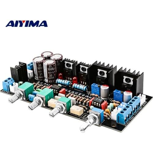 AIYIMA NE5532 HIFI Fever Amplifier Preamplifier Tone Audio Class A Parallel Volume Control Preamp For Sound Speaker Amplifier