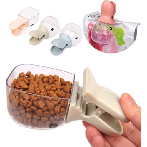 Pet Food Spoon For Dog Bowls Multi-Function Bowl For Cats/Puppies/Small Dogs Scoop For Cat Food Dog Food Water Bowl Fountain