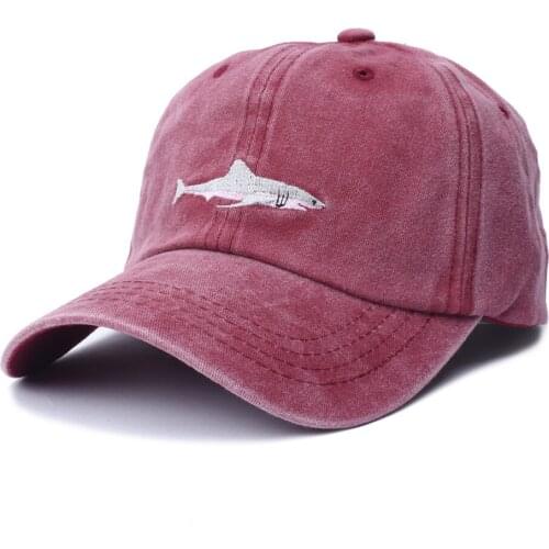 Fashion Baseball Cap for Men and Women Retro Dad Hats Summer Outdoor Visors Cap Unisex Snapback Hat Fish Embroidery Hat