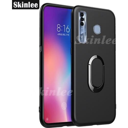 Skinlee Case For Tecno Spark 7 Pro Ultra Thin Back Matte With Magnetic Attraction Ring Soft Cover For Spark7 Pro Phone Case