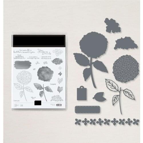 Flower Metal Cutting Dies and Stamps Stencils for DIY Scrapbooking Decorative Embossing DIY Paper Cards