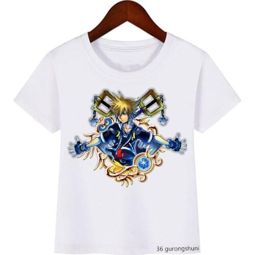 Kids Old School Ghostbuster game Cartoon Print T-shirt for Boys and Girls Harajuku Funny Kids Summer Tops T Shirt Casual White