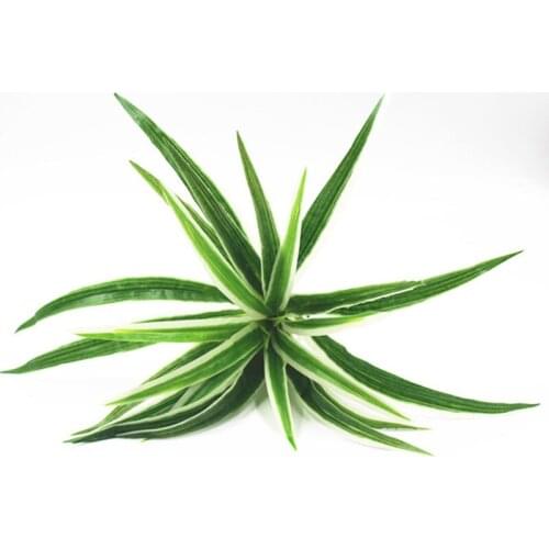 1pcs Artificial plants Fake flowers Plastic Plant Chlorophytum For Home Garden office Desktop green grass decoration Plants