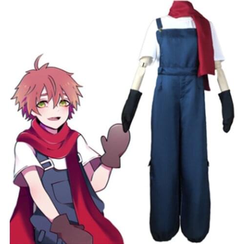 Angels of Death Eddie Edward Mason Cosplay Costume Uniform Halloween Men Suit