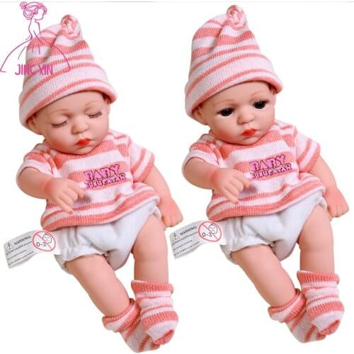 JINGXIN PRINSES 35CM Reborn Baby Dolls Full Body Soft Silicone Kids Doll Girls Toys Bebe Reborn American Girl Doll For Kids Gift