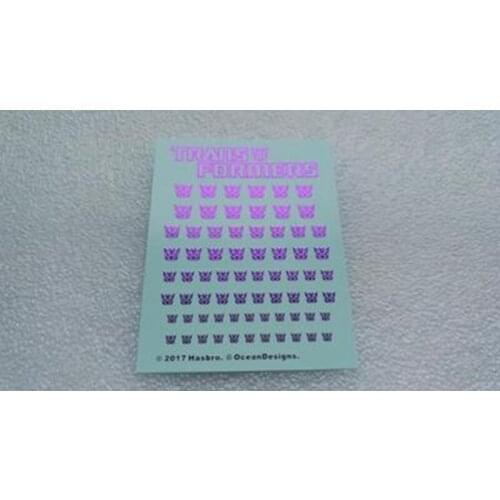 Mini version pocket level hollow metal hot stamping water sticker