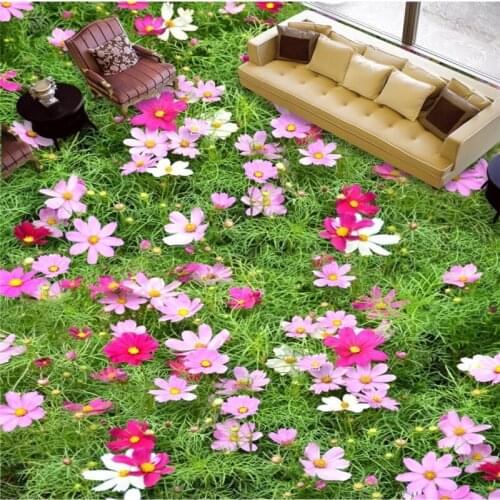 BEIBEHANG Custom wallpaper fresco photo HD Fashion Need flowers sea plant green HD 3D thick wear-resistant floor wall paper