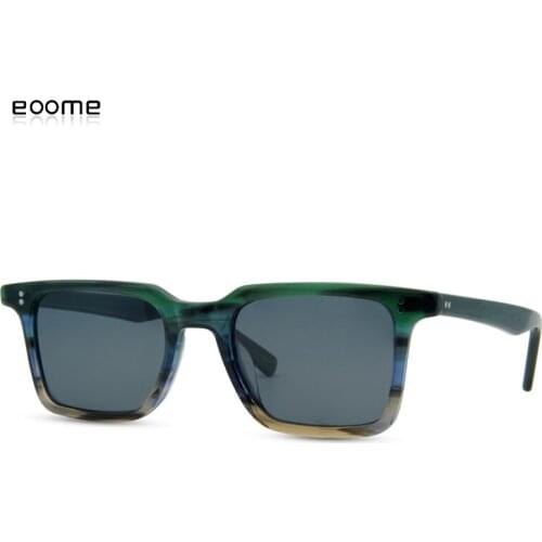 Eoome Men Polarized Lens Sunglass Vintage Driving Steam Punk Korea Style High Qaulity Male Optical Frames Make Power UV 400