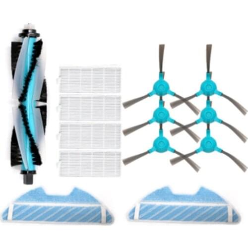 Main Roller Side Brush Filter Mop Cloth Replacement Parts for Conga 1290 1390 Robot Vacuum Cleaner Spare Accessories