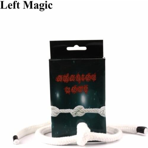 Ropr Knot So fast amazing knot magic tricks close-up stage magic tricks props novelties comedy mentalism accessory illusion83255