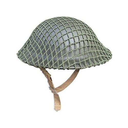 WWII WW2 UK ARMY MK2 BRITISH TOMMY ARMY HELMET WITH NET - World military Store