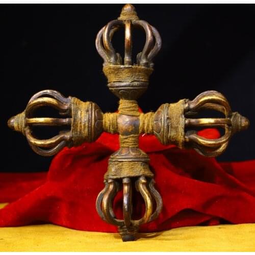 Tibetan Buddhist handmade Puba subduing pestle ,Home decoration Vajry Pestle Collecting crafts